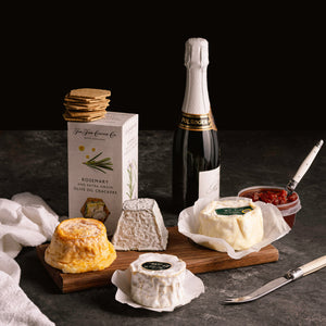 Demi Champagne & French Cheese Hamper - Milk the Cow Licensed Fromagerie